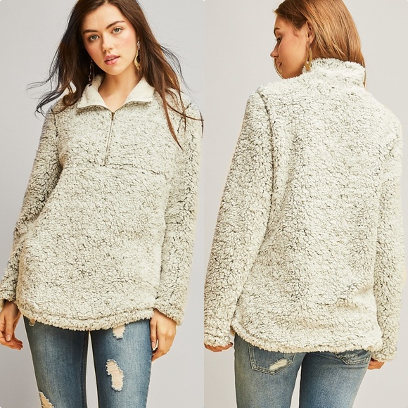 'Millie' Sherpa Pullover - Picture 3 of 4